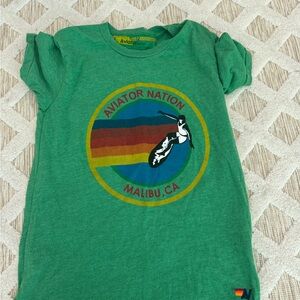 aviator nation kids tee size 12